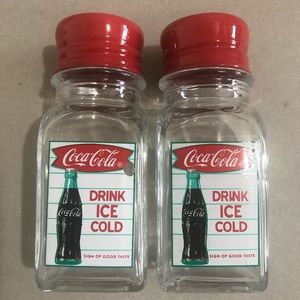 Coca Cola Salt and Pepper Shakers